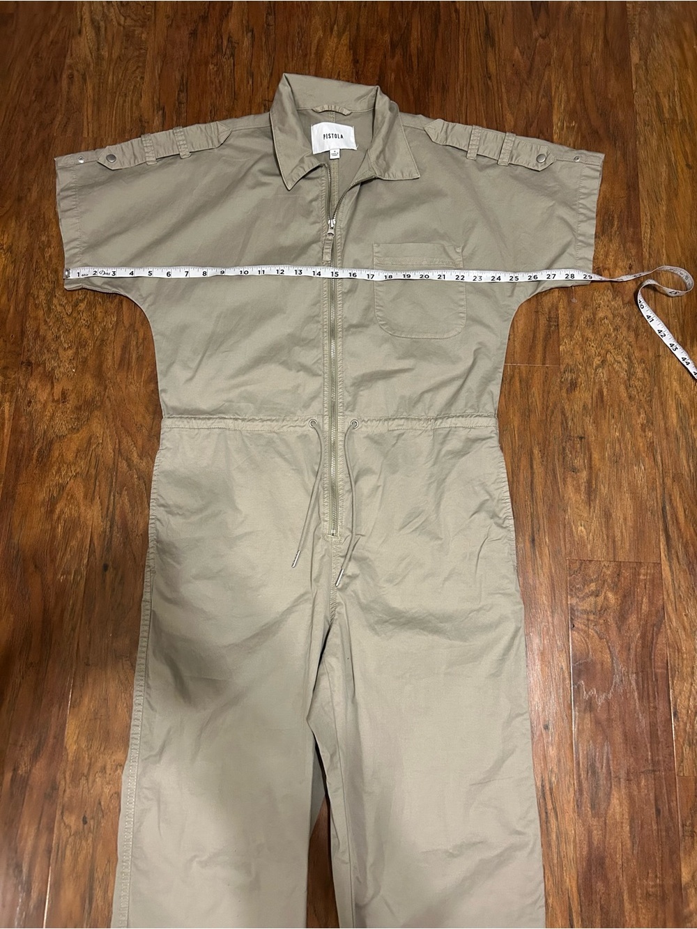 PISTOLA Romper Size Small Olive Green Beige Festival Summer - Picture 5 of 9